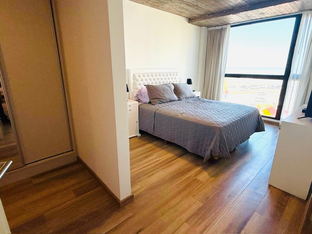 Departamento moderno dos ambientes con cochera y vista al mar