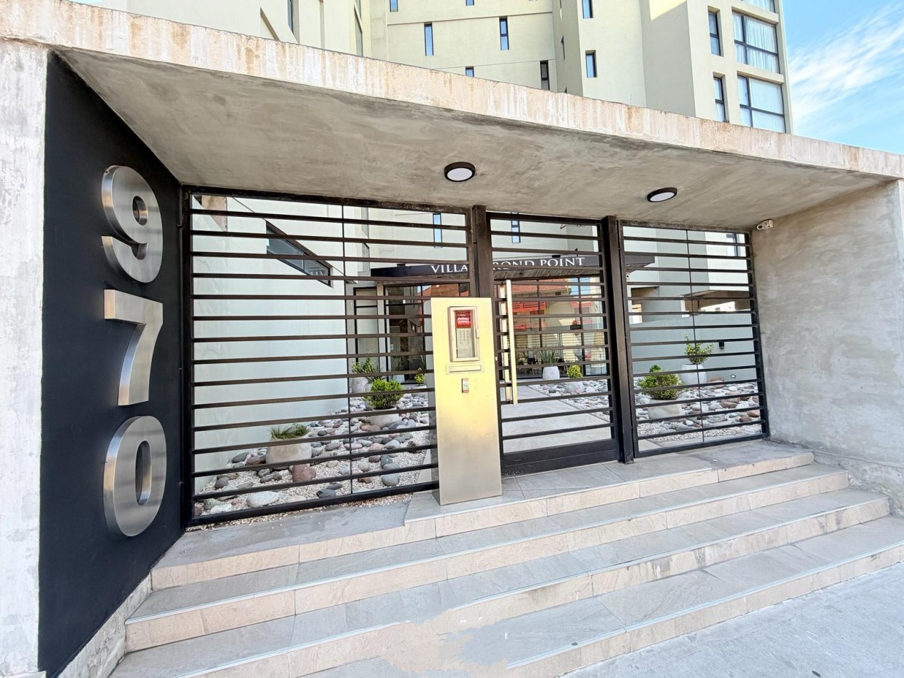 Departamento moderno dos ambientes con cochera y vista al mar