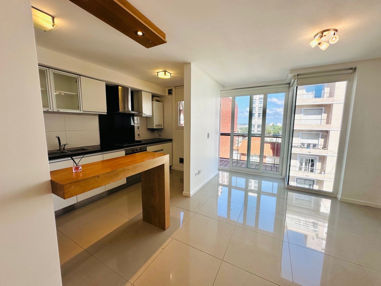 Semipiso moderno 2 ambientes con cochera y amenities