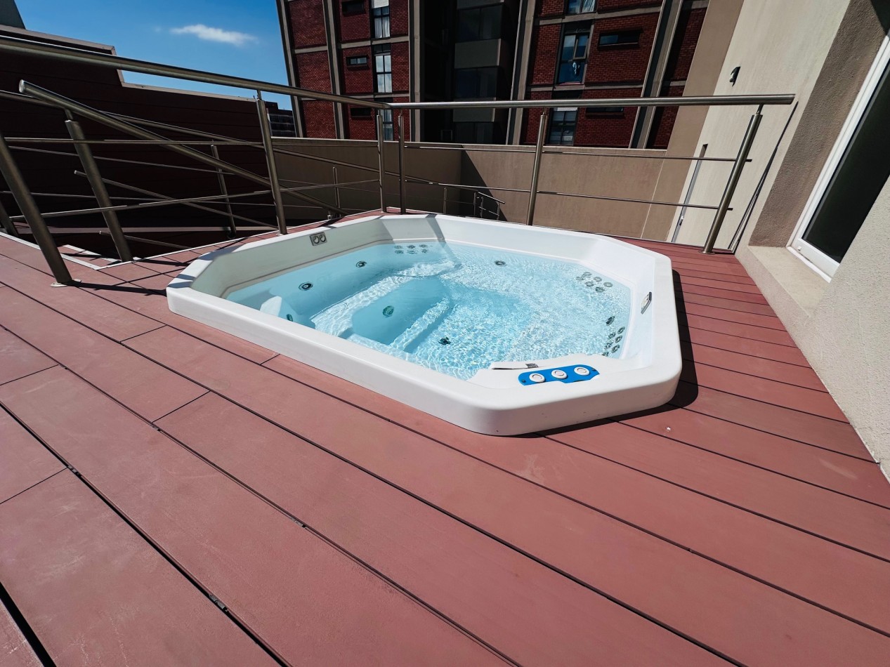 Semipiso moderno 2 ambientes con cochera y amenities