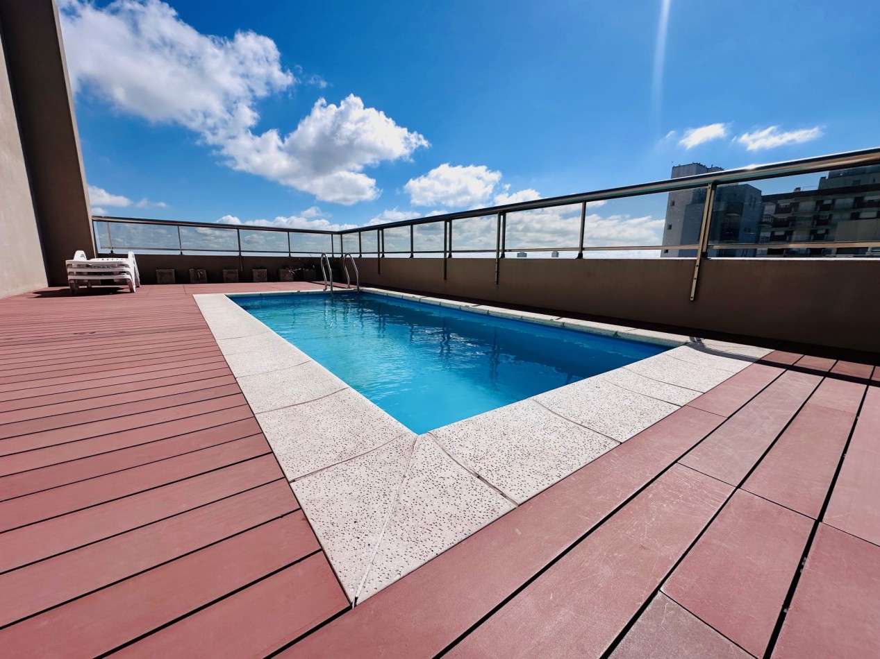 Semipiso moderno 2 ambientes con cochera y amenities