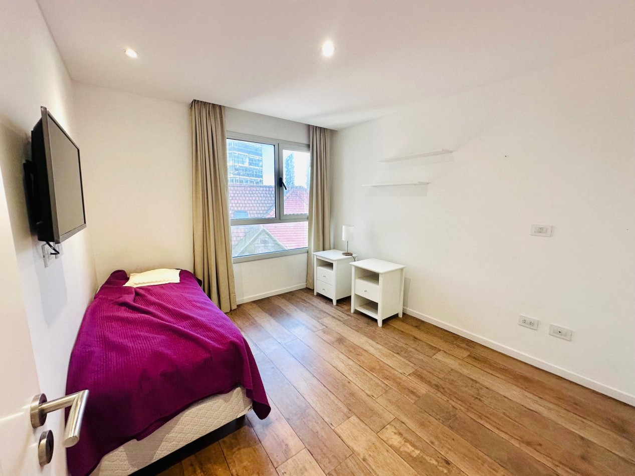 Departamento moderno 3 ambientes, 2 cocheras y amenities frente al mar