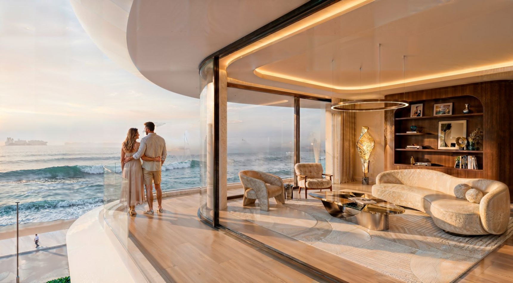 Departamento 4 ambientes a estrenar, vista al mar y amenities