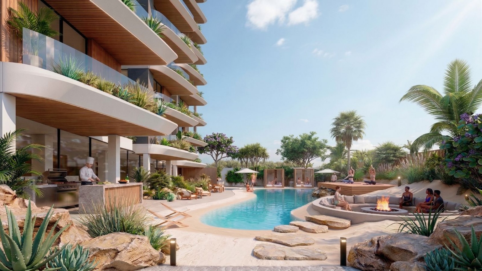 Departamento 4 ambientes a estrenar, vista al mar y amenities